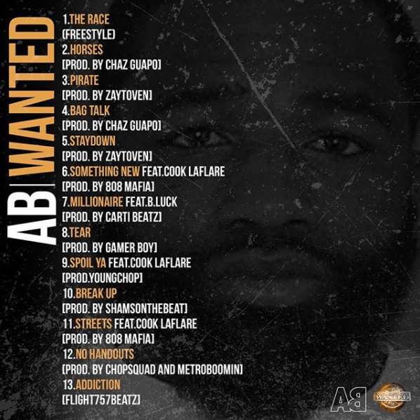Adrien Broner - Wanted [Mixtape Tracklisting]