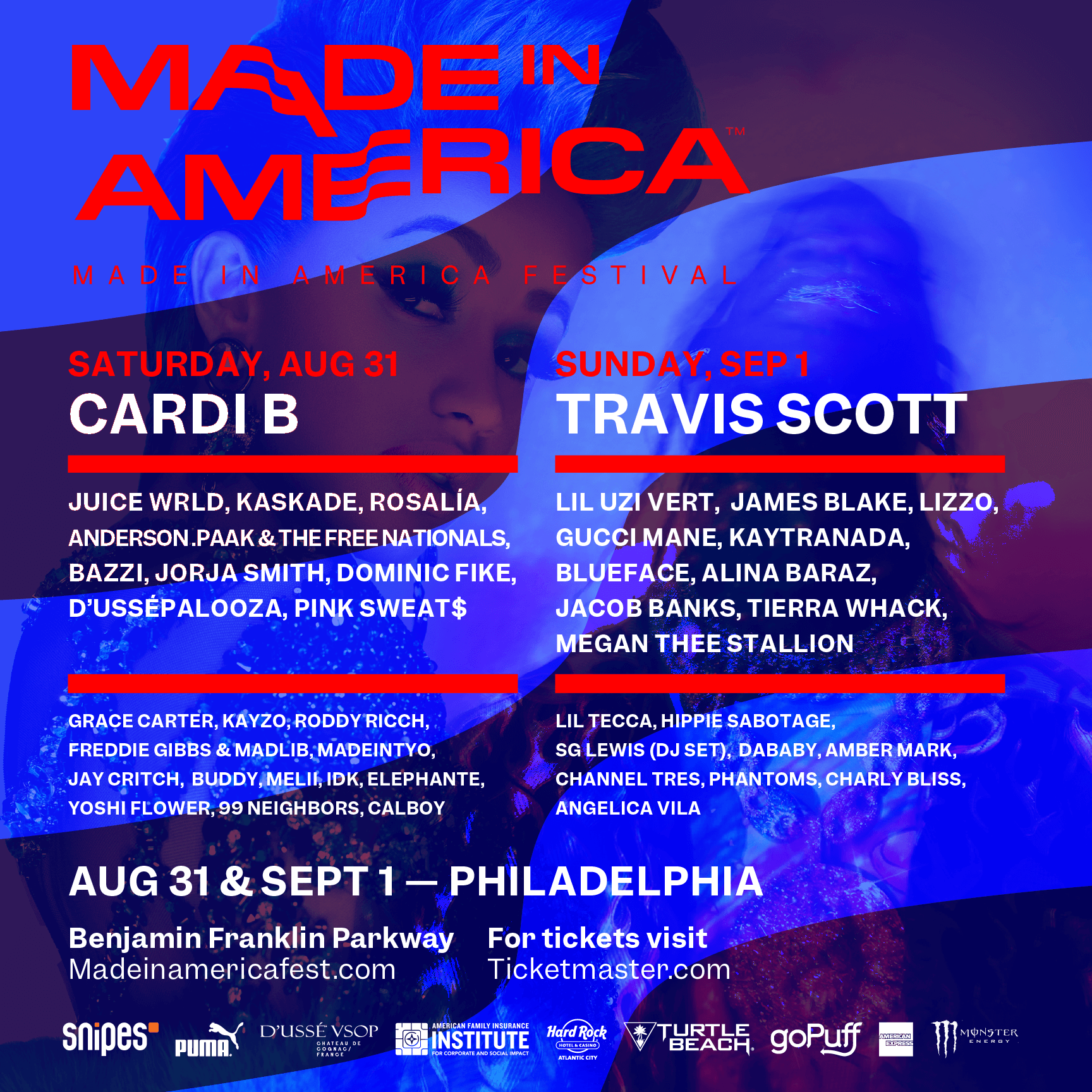 Made In America Festival Single Day Tickets Are Available Here...
