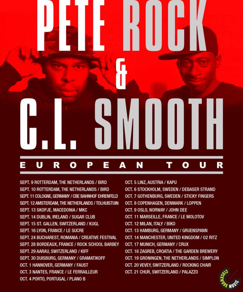 Pete Rock & CL Smooth: European Tour [Event Artwork]
