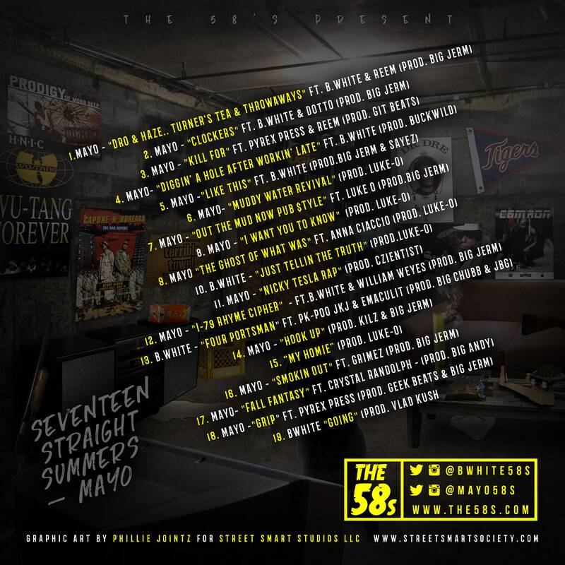 The 58's - Seventeen Straight Summers [Mixtape Tracklisting]