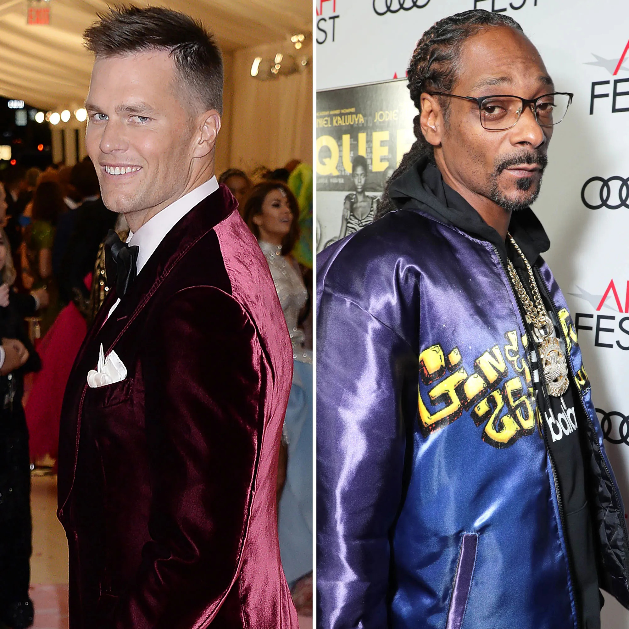 Tom Brady and Snoop Dogg back in October 2021 [Press Photo]