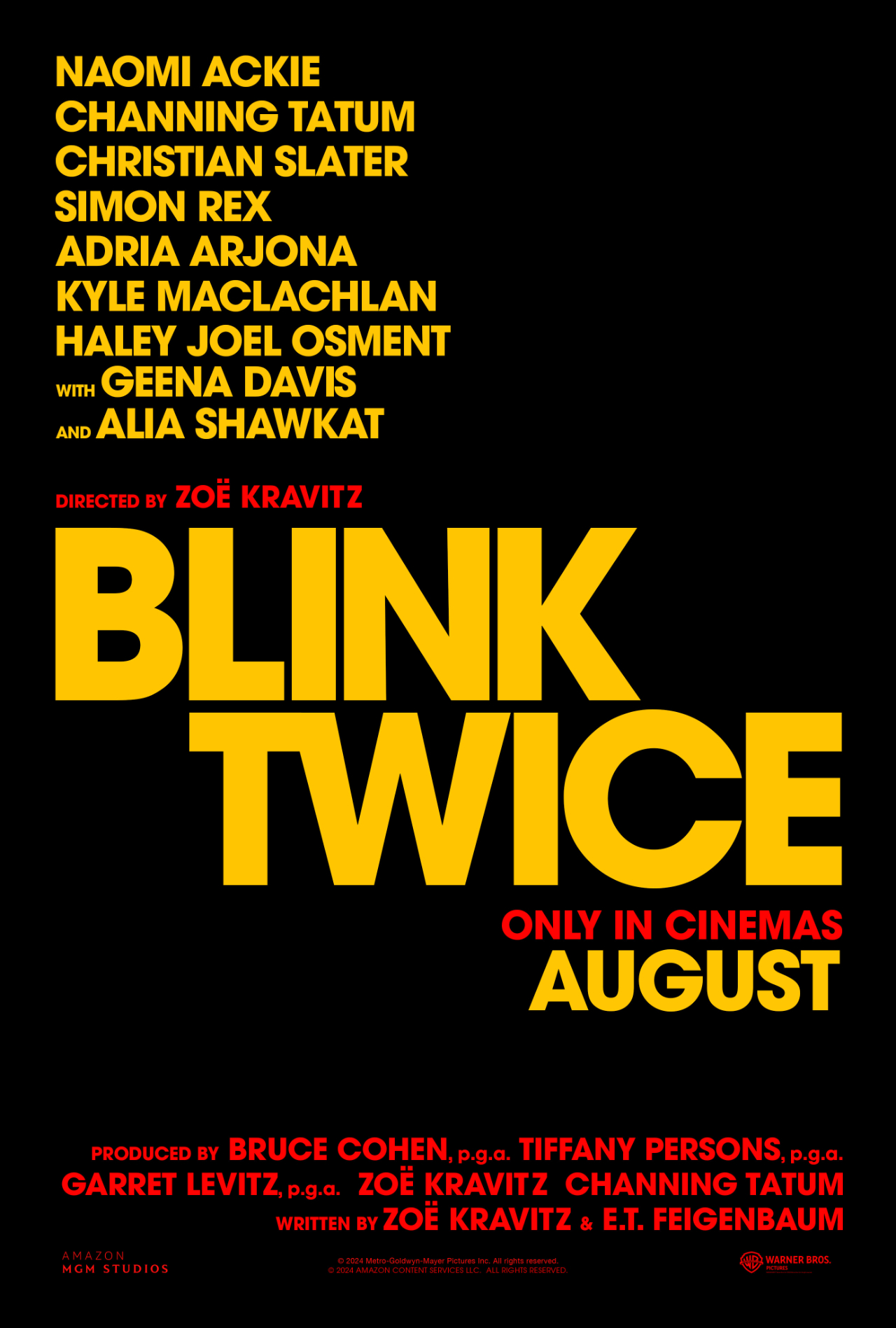 1st Trailer For 'Blink Twice' Movie