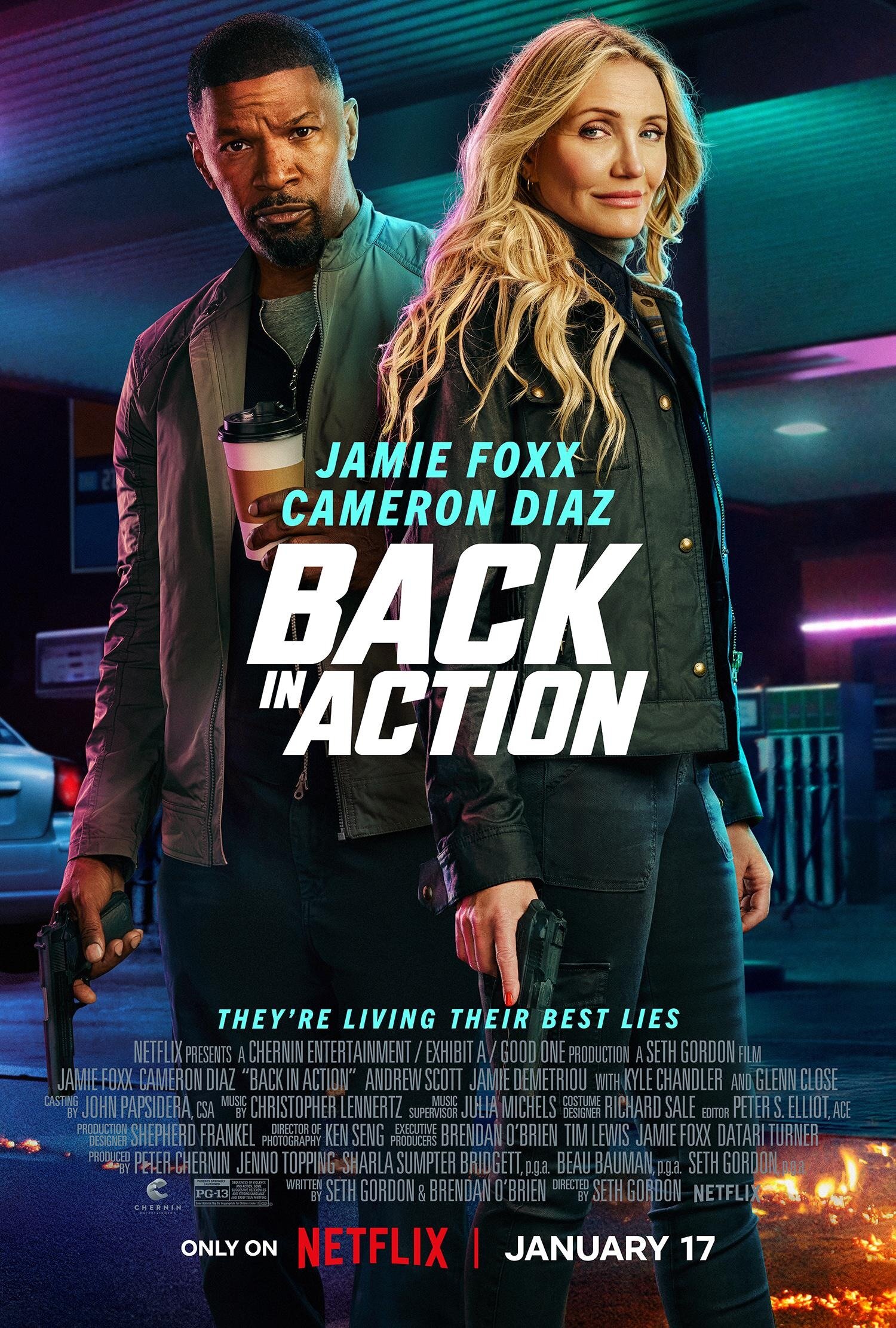 Netflix presents Back In Action [Official Movie Release Poster]