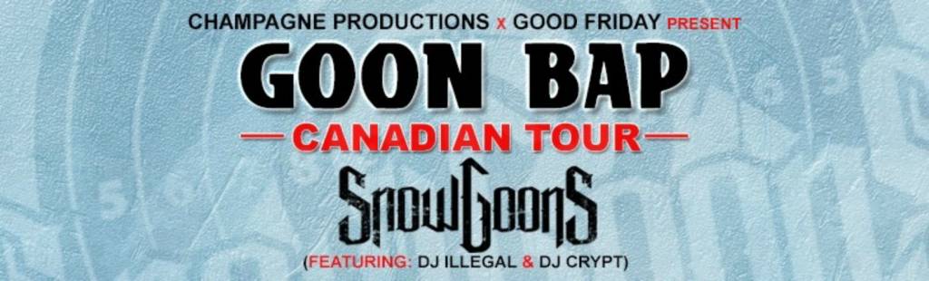 Goon Bap Canadian Tour [Event Artwork]