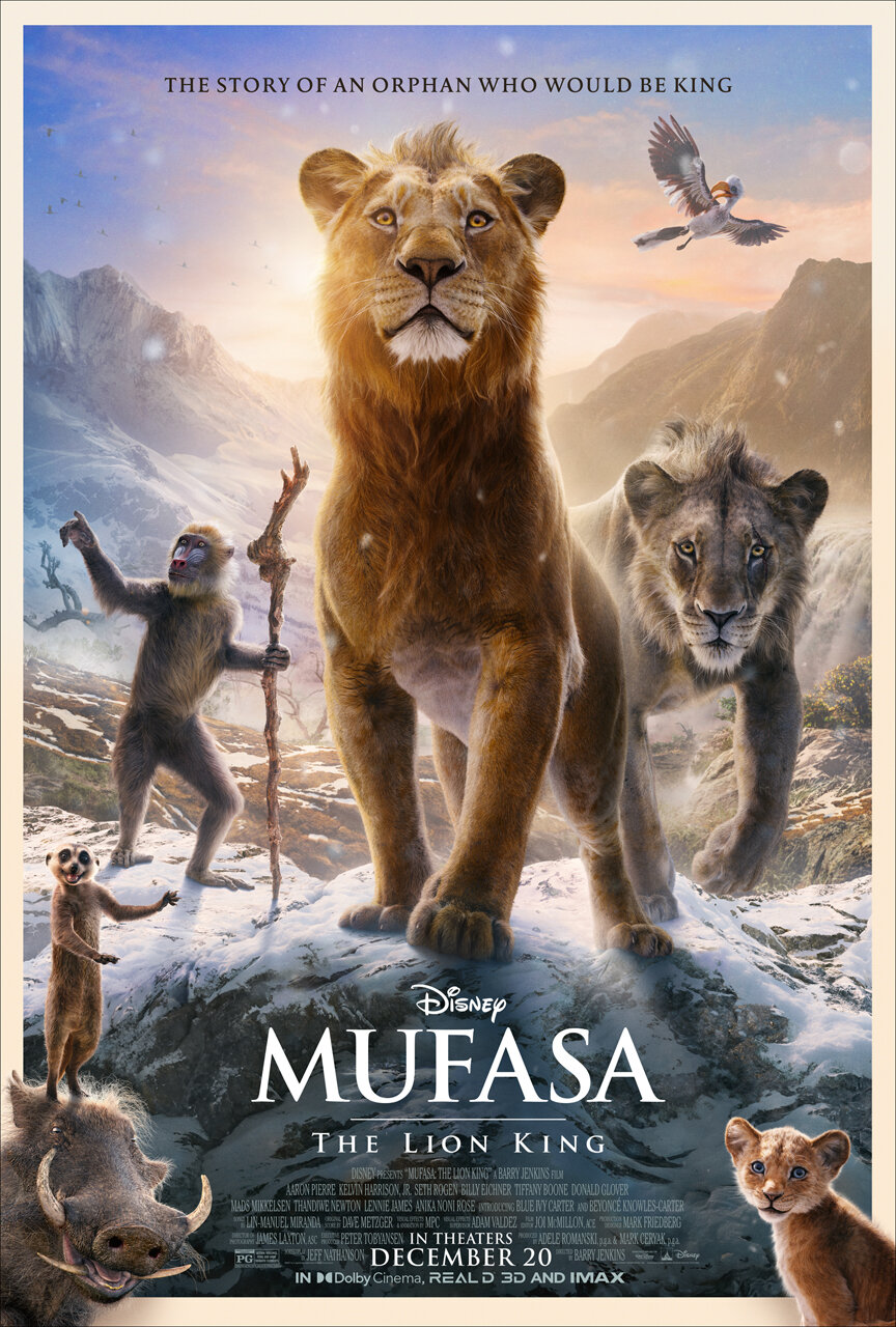 Disney presents Mufasa: The Lion King [Official Theatrical Movie Release Poster]