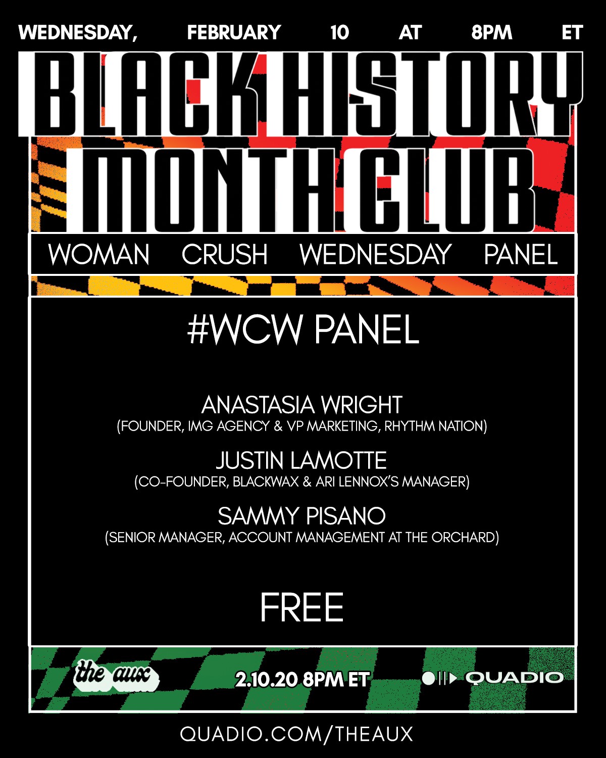 Quadio Announces Black History Month Club In Partnership With The Aux